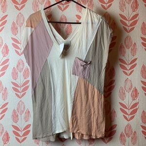 Chaser Colorblock V-Neck Tee